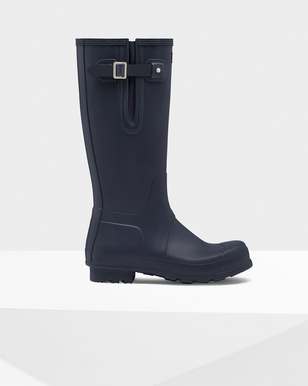 Galochas Altas Hunter Homem Azul Marinho - Original Side Adjustable - 43JCYIRBE